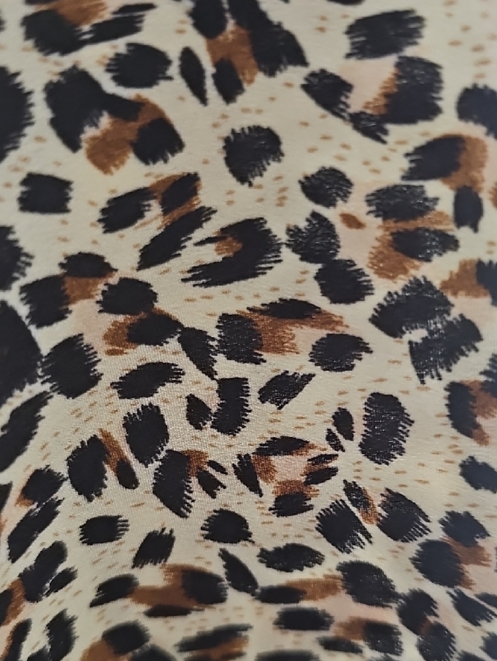 SHEIN Leopard Print Mini Skirt in Cream, Brown, Black - Picture 4 of 4